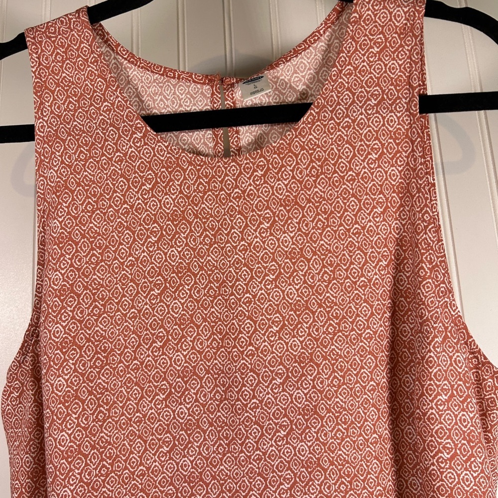 Old Navy Peach Knee Length Flowy Summer Dress Size Large - Picture 2 of 5